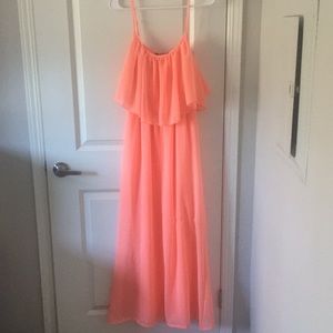 Atmosphere peach beach dress